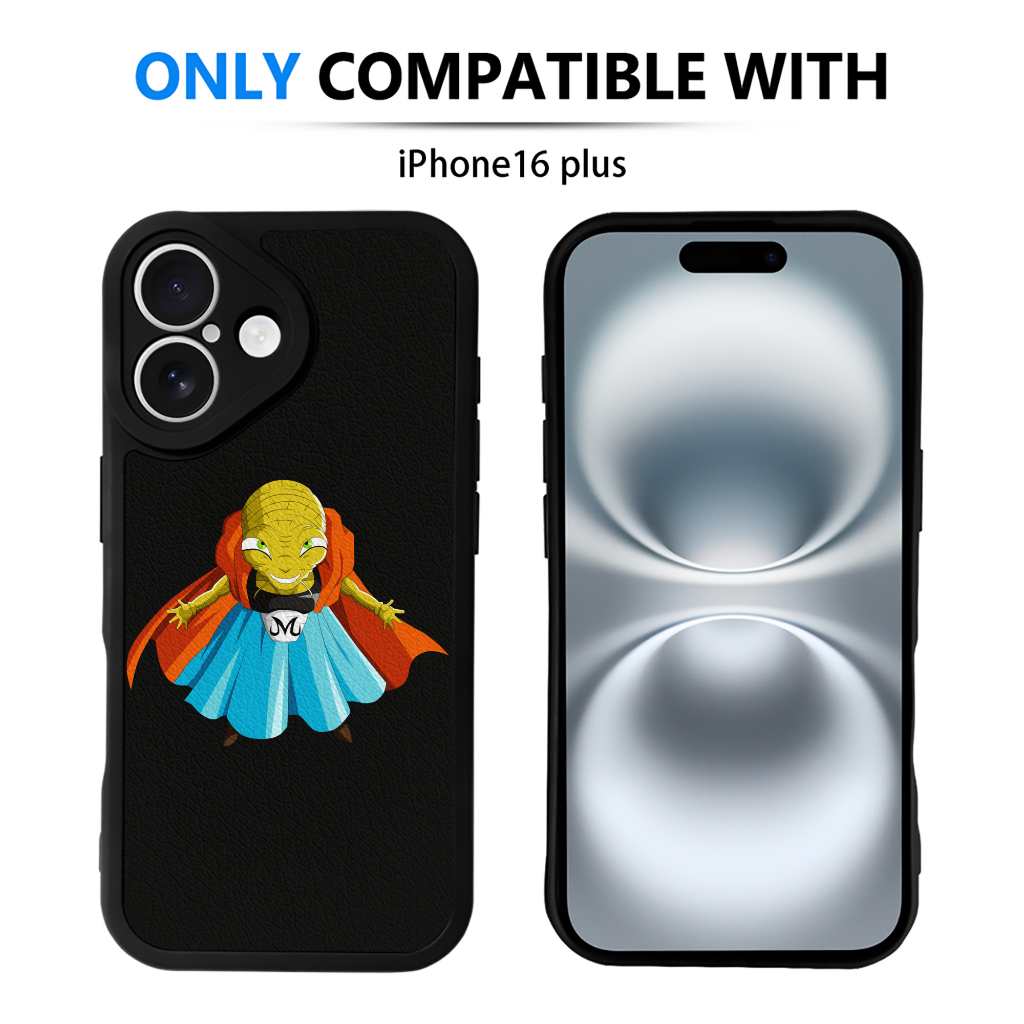 （画像用） ドラゴンボール DRAGON BALL 【iPhone 16シリーズ対応】シリコンスマホケース（レザー調） 材質：シリコン